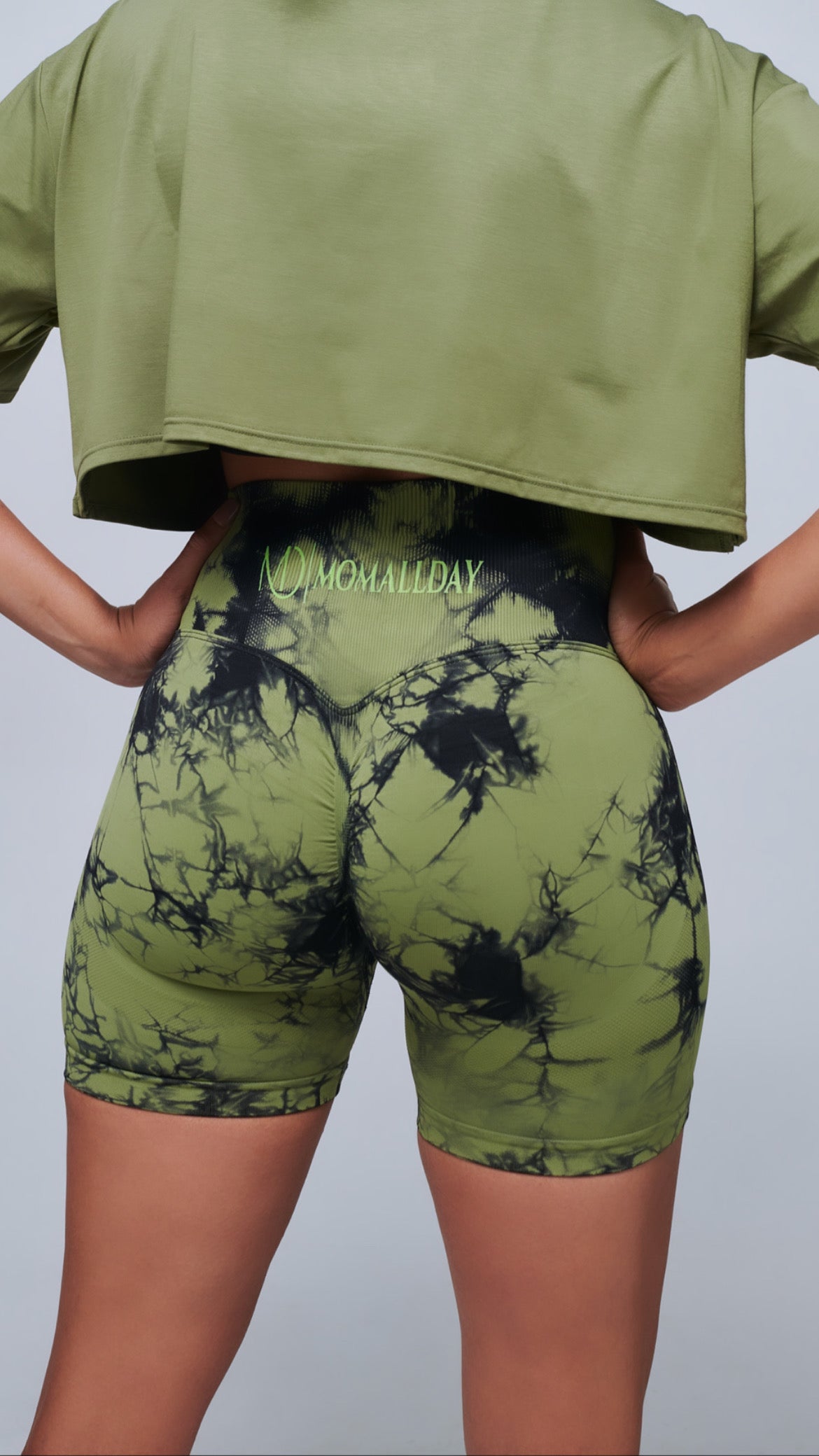 MAD Tye Dye Vulnerable Shorts (Sage)