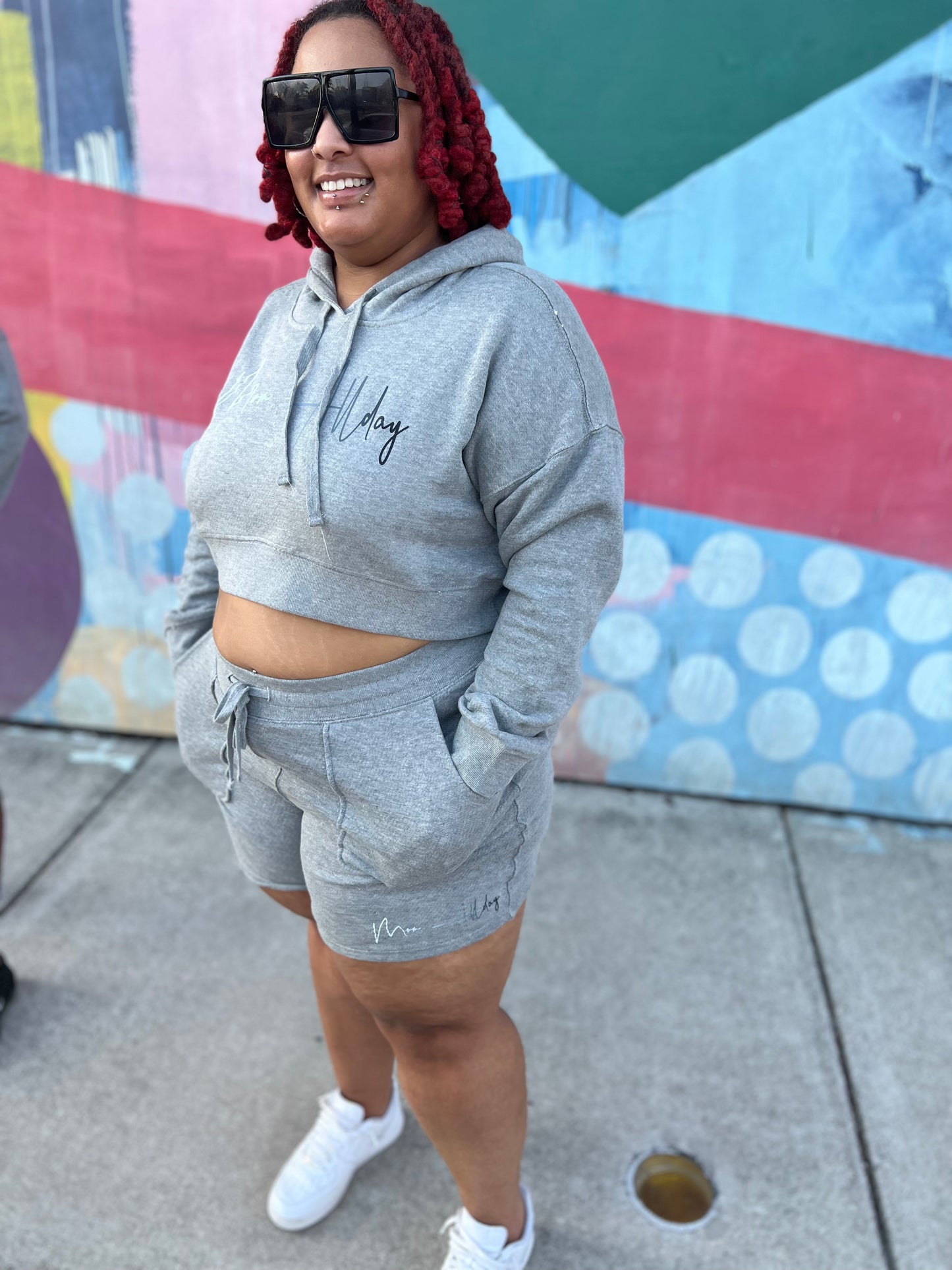 MAD Jogger Short Set (Plus Size)