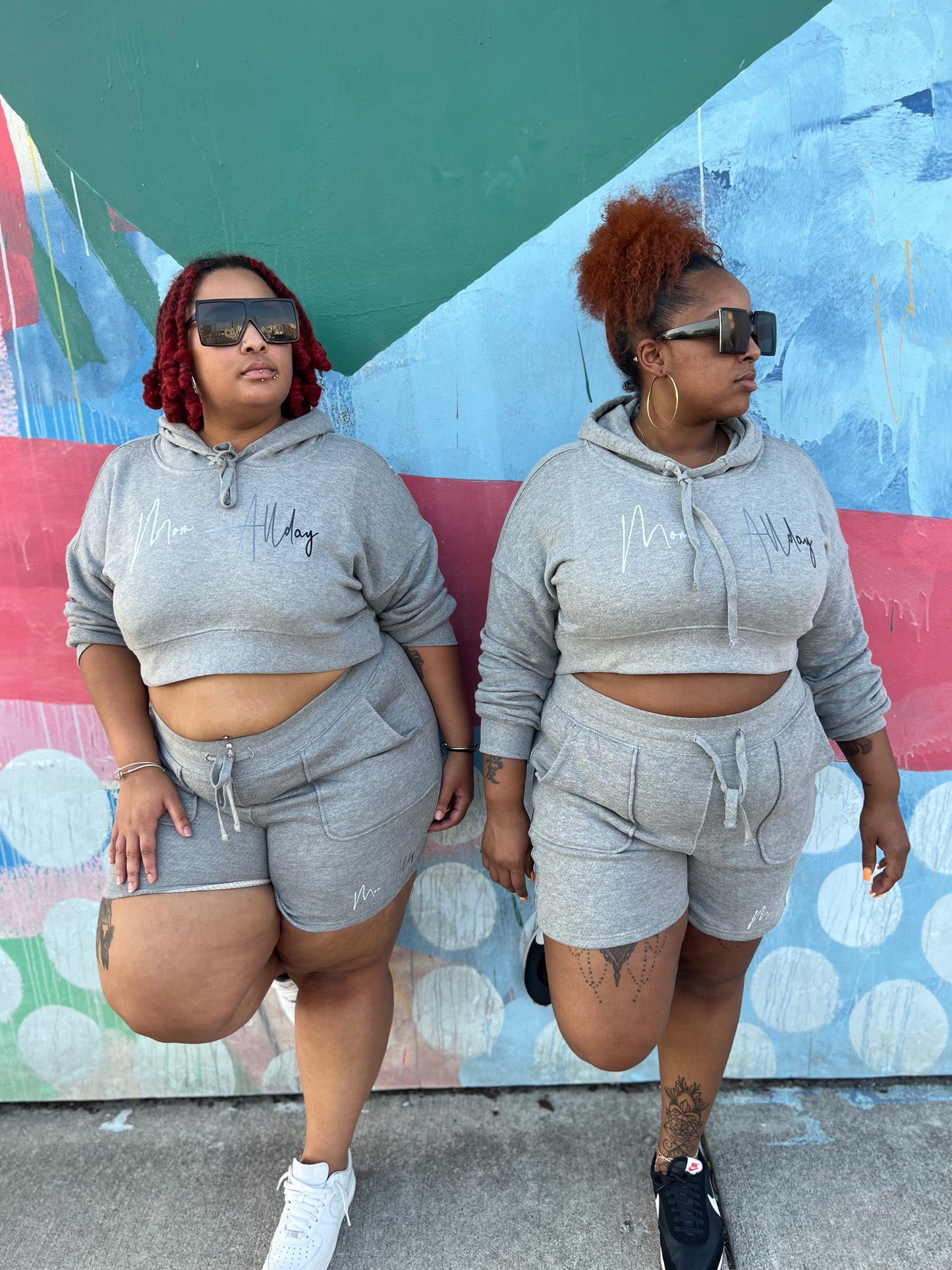 MAD Jogger Short Set (Plus Size)